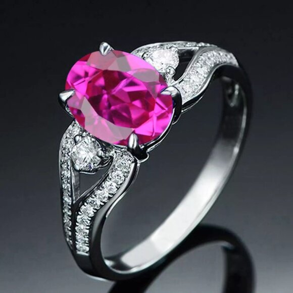 1.95 Carat Oval Shape 100% Natural African Pink Tourmaline...